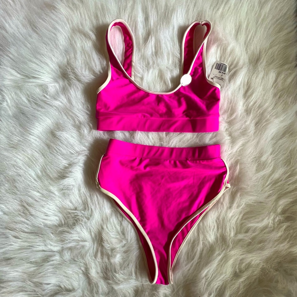 Forever21 -New 2 piece pink swimsuit